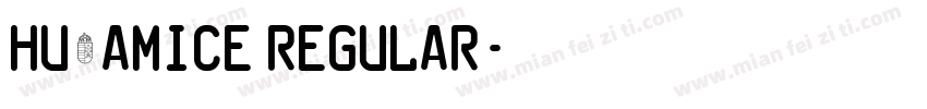 Hu_Amice Regular字体转换